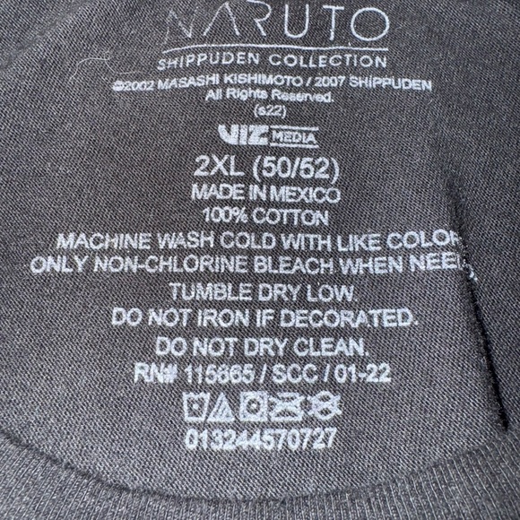 Naruto Icharuka Ramen Shop Manga T-Shirt Sz 2XL - Picture 4 of 6